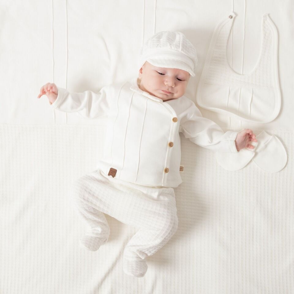 Pamuklu Nervürlü Erkek 10'lu Hastane Çıkışı