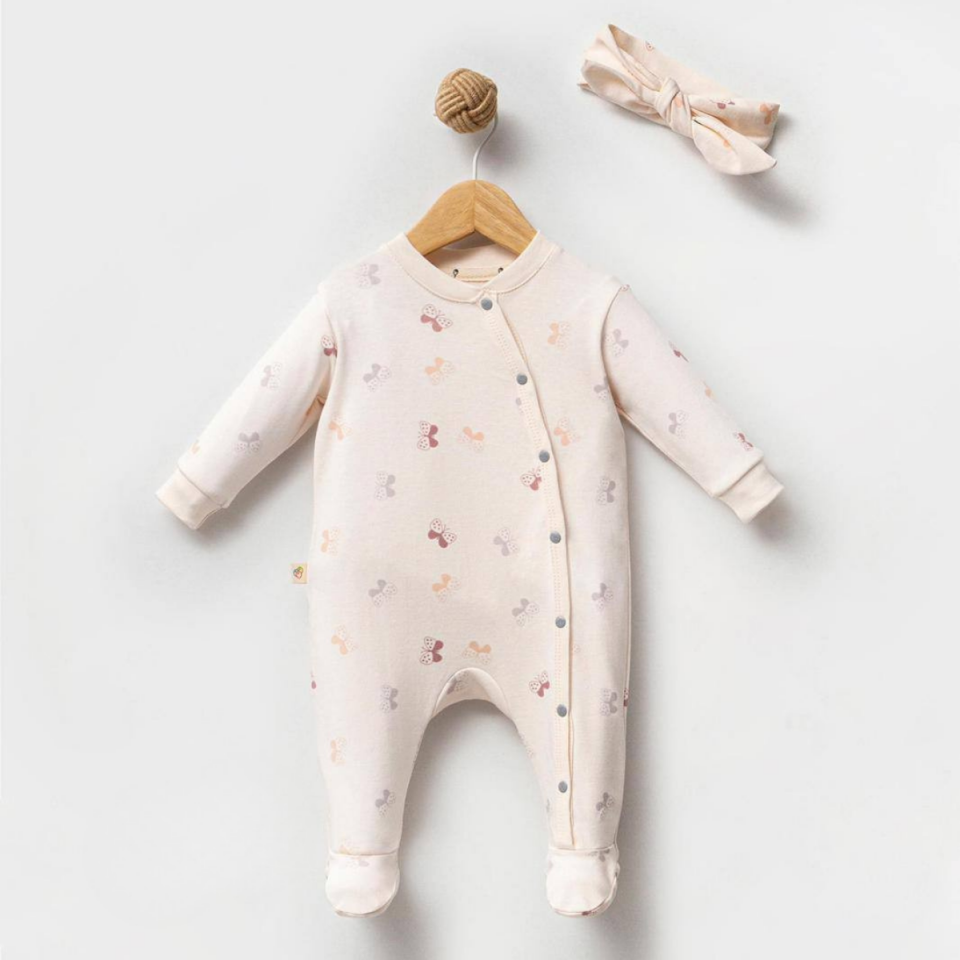 Butterfly Soft %100 Pamuk Bebek Tulum