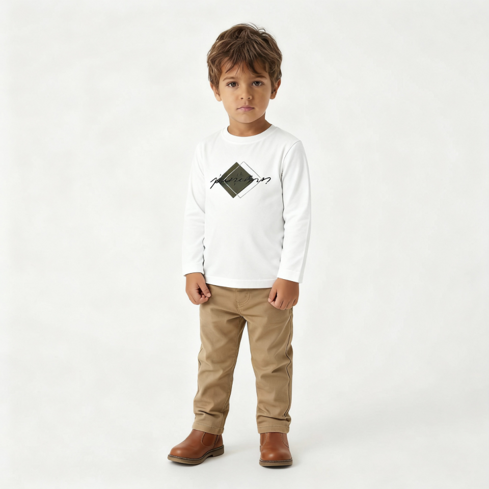 Erkek Bebek Kapitone Montlu 3’lü Takım